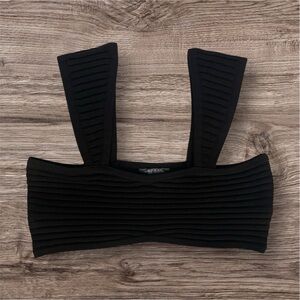 Wild Fable Black Crop Top